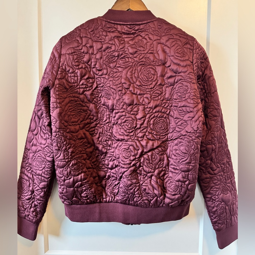 Selected Femme* Rose Quilted Bomber - Picture 2 of 11